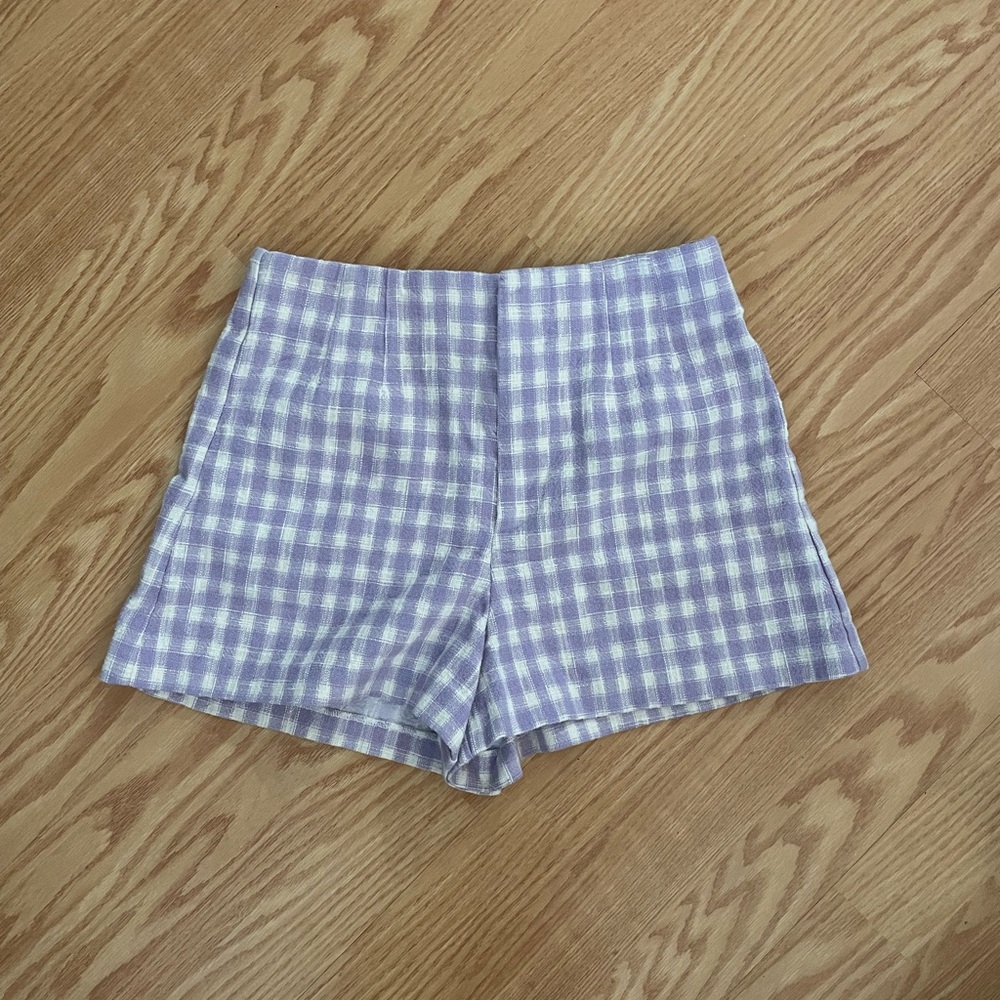 ZARA Plaid Women's Shorts
